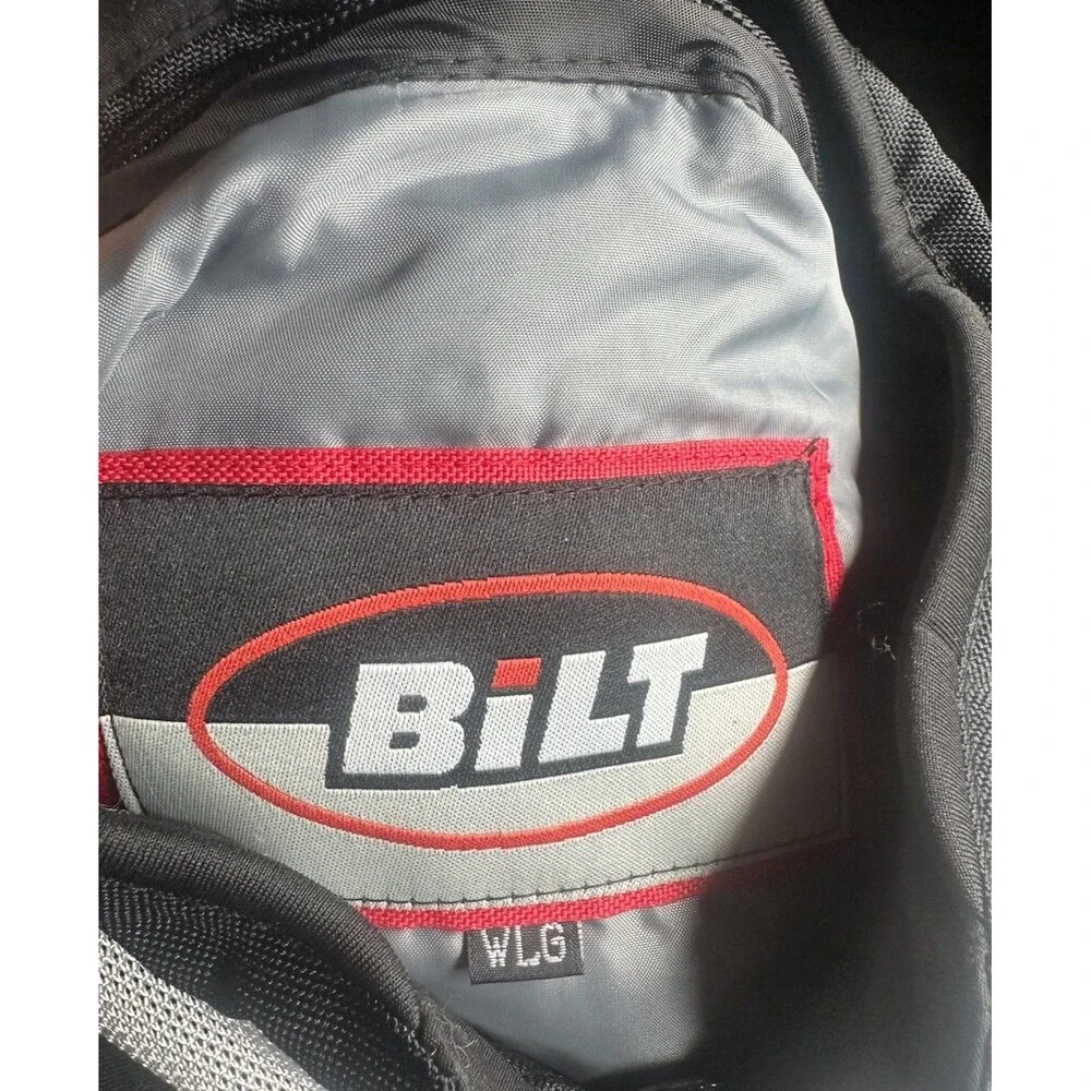 BILT Techno Mesh Women's Motorcycle Jacket White/Black WLG Large W/ Armor